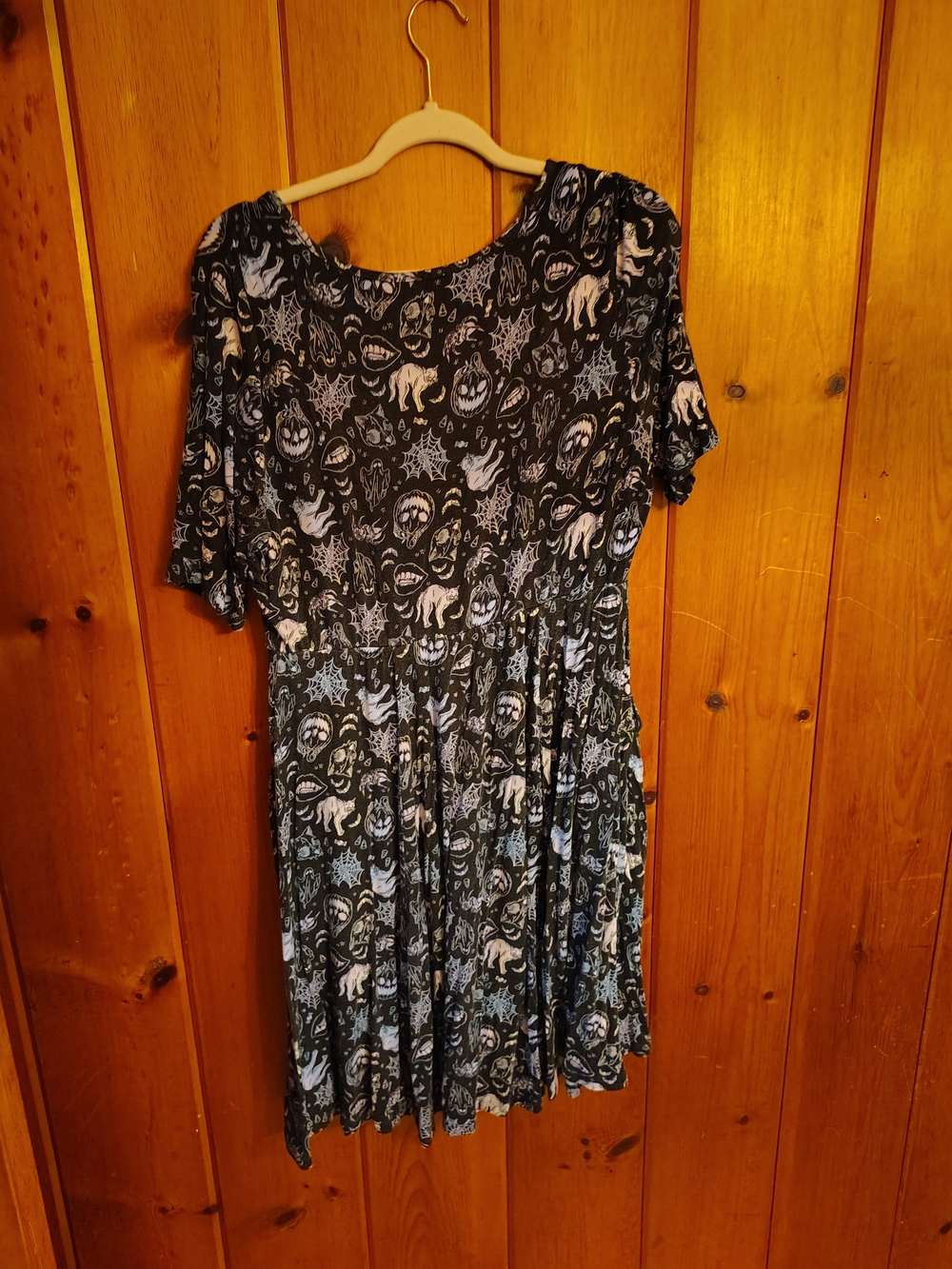 Torrid Size 1(1X) Halloween Super Soft Dress W Pockets